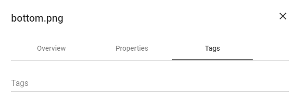 Image Tags details