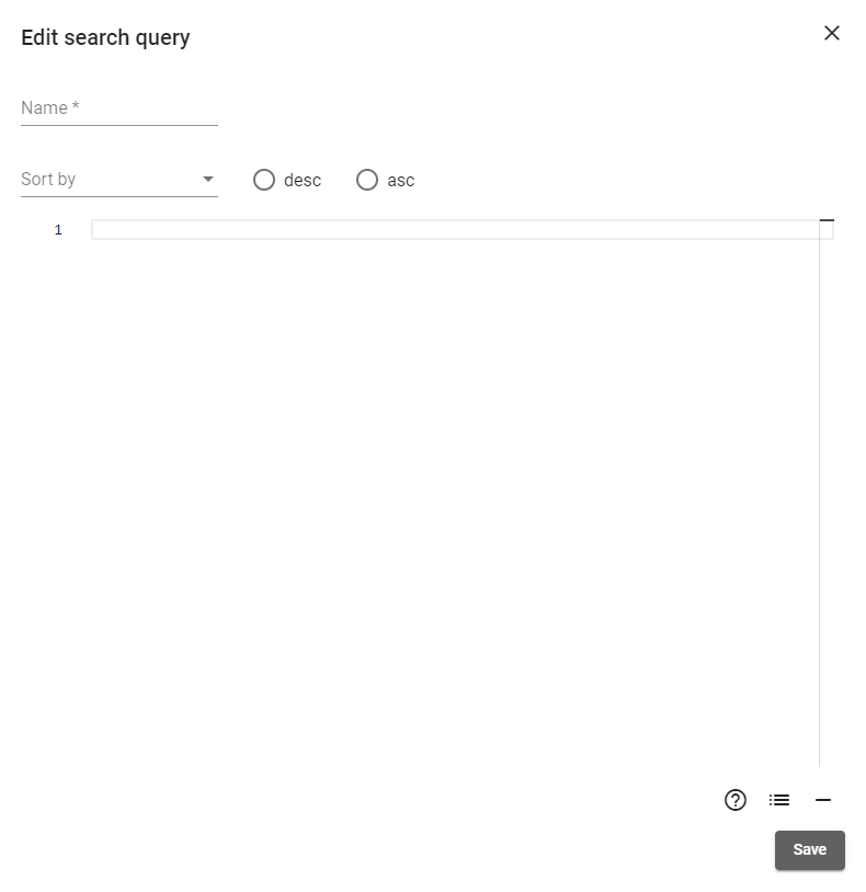 Create query