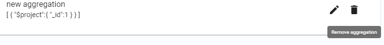Remove aggregation